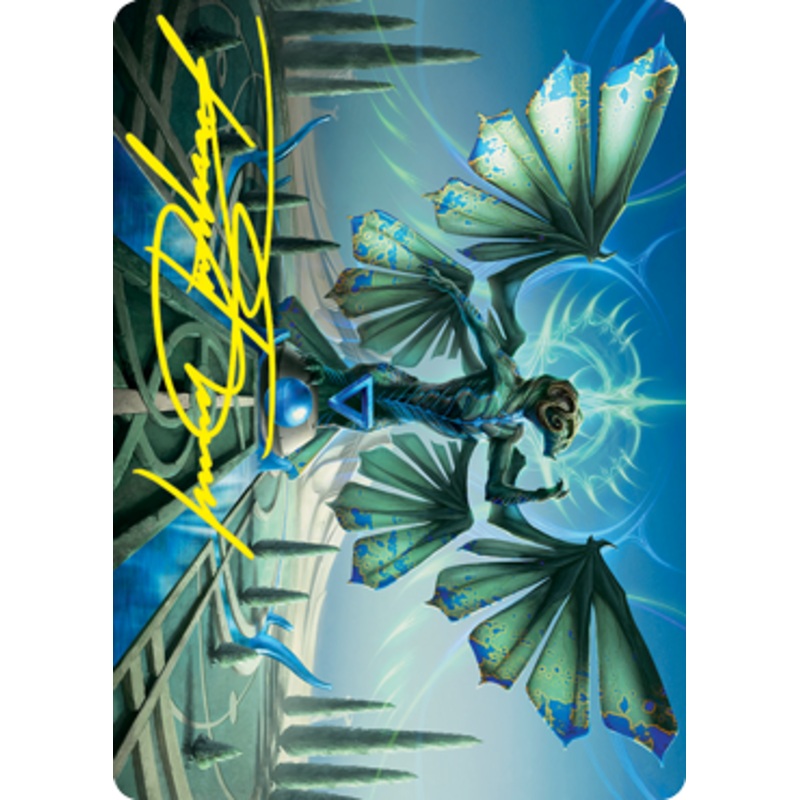 Tanazir Quandrix Art Card (Gold-Stamped Signature) [Strixhaven: School of Mages Art Series]