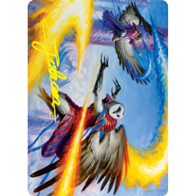 Teach by Example Art Card (Gold-Stamped Signature) [Strixhaven: School of Mages Art Series]