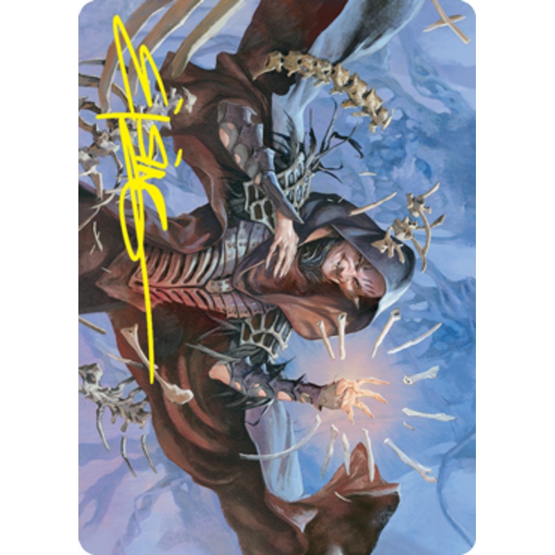 Valentin, Dean of the Vein Art Card (Gold-Stamped Signature) [Strixhaven: School of Mages Art Series]