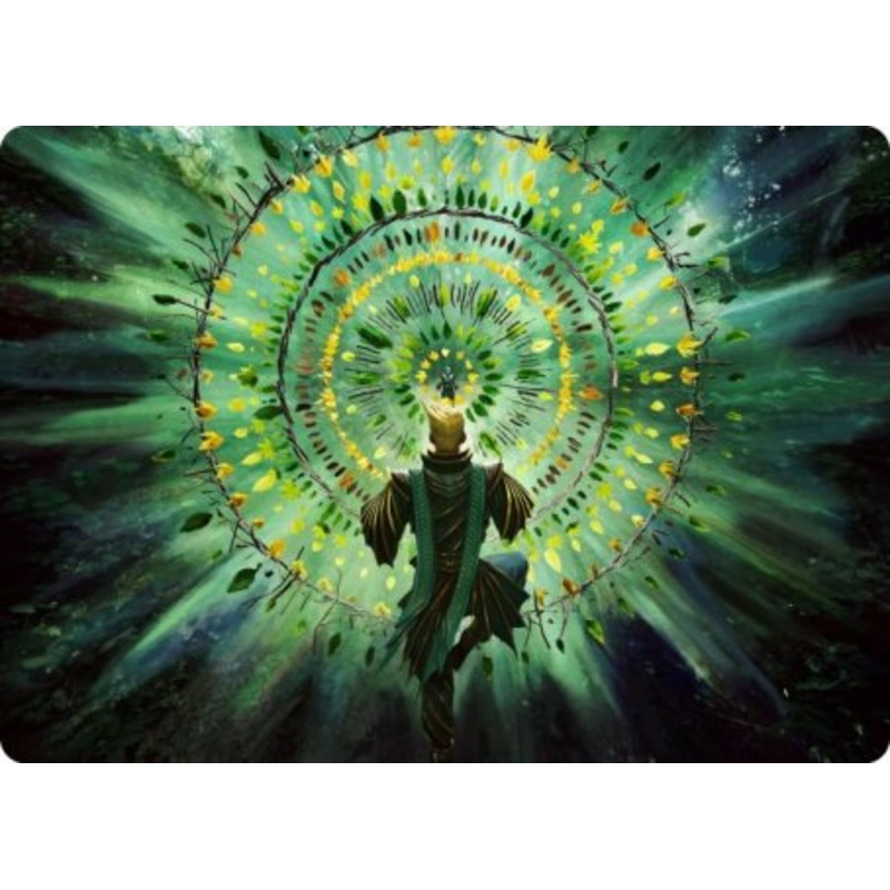 Verdant Mastery Art Card [Strixhaven: School of Mages Art Series]