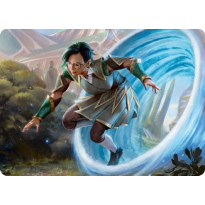 Vortex Runner Art Card [Strixhaven: School of Mages Art Series]