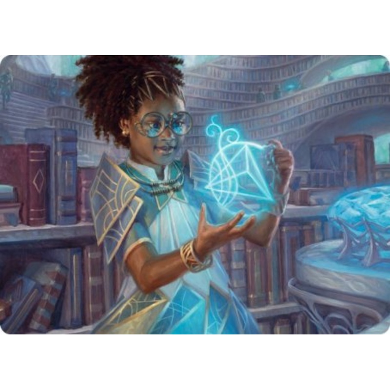 Zimone, Quandrix Prodigy Art Card [Strixhaven: School of Mages Art Series]