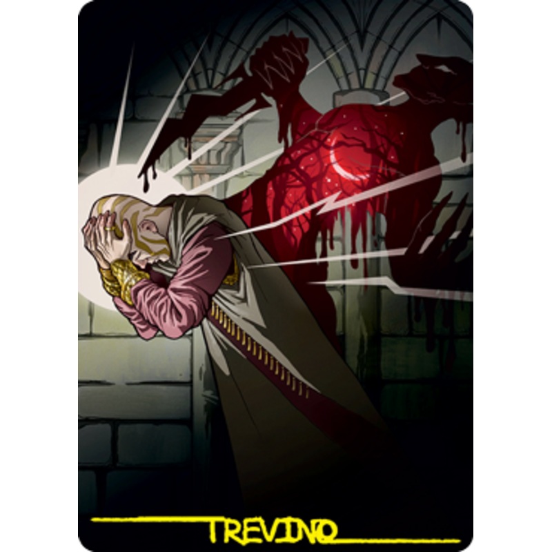 Agonizing Remorse Art Card (Gold-Stamped Signature) [Strixhaven: School of Mages Art Series]