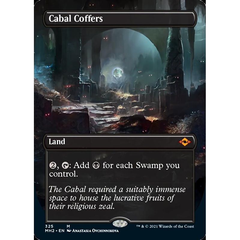 Cabal Coffers (Borderless Alternate Art) [Modern Horizons 2]