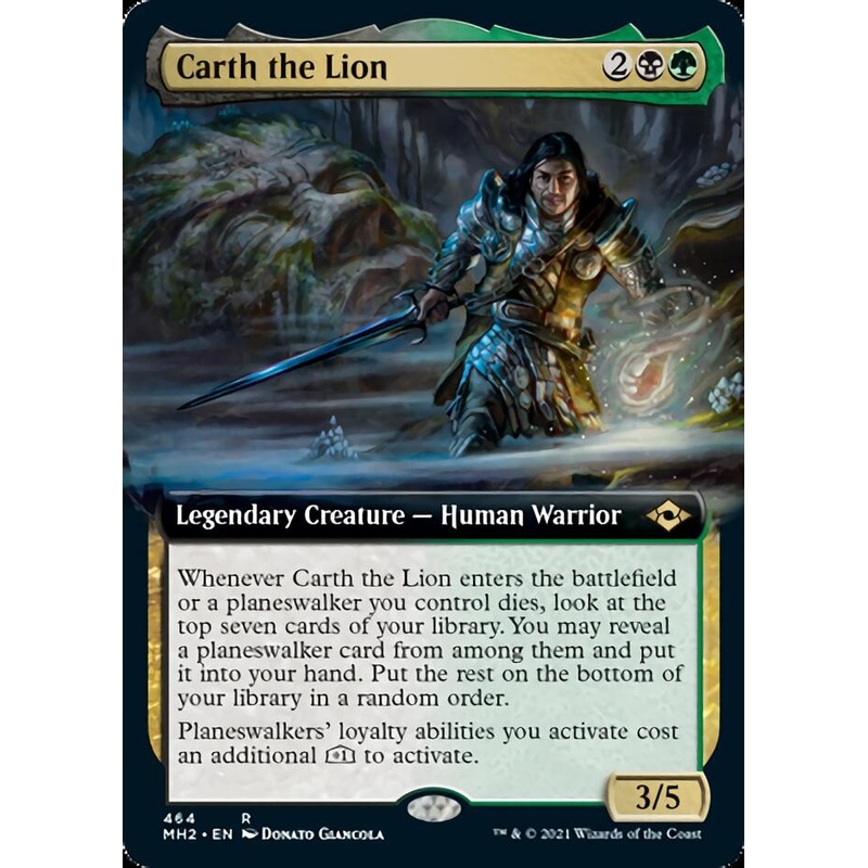 Carth the Lion (Extended Art) [Modern Horizons 2]