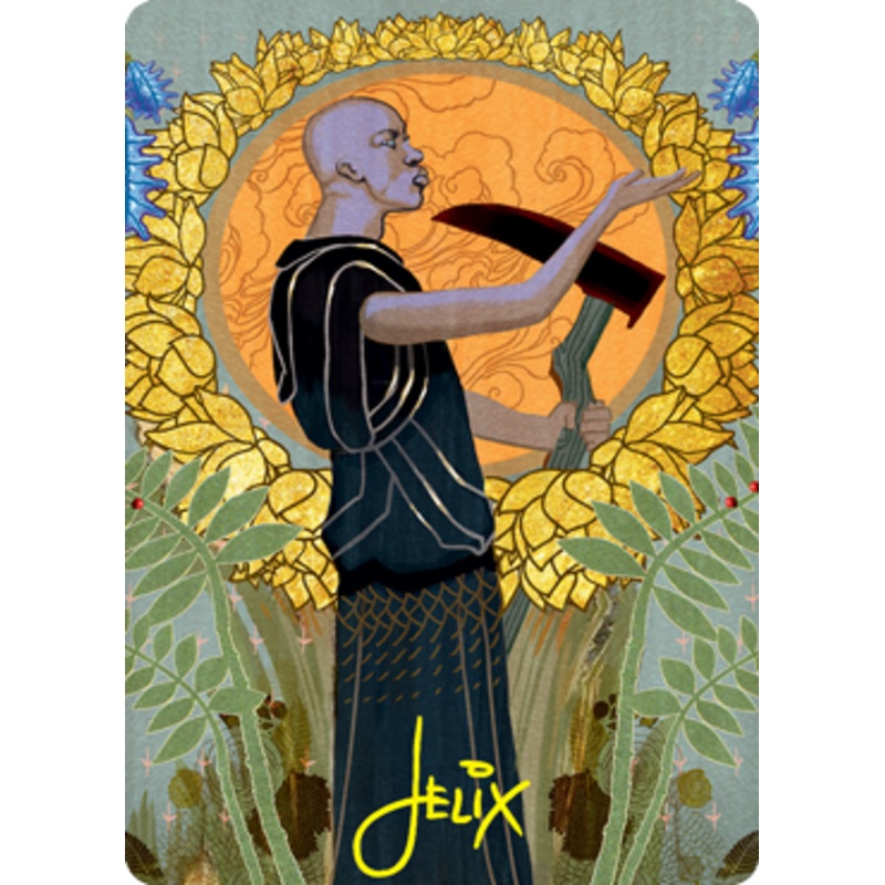 Cultivate Art Card (Gold-Stamped Signature) [Strixhaven: School of Mages Art Series]