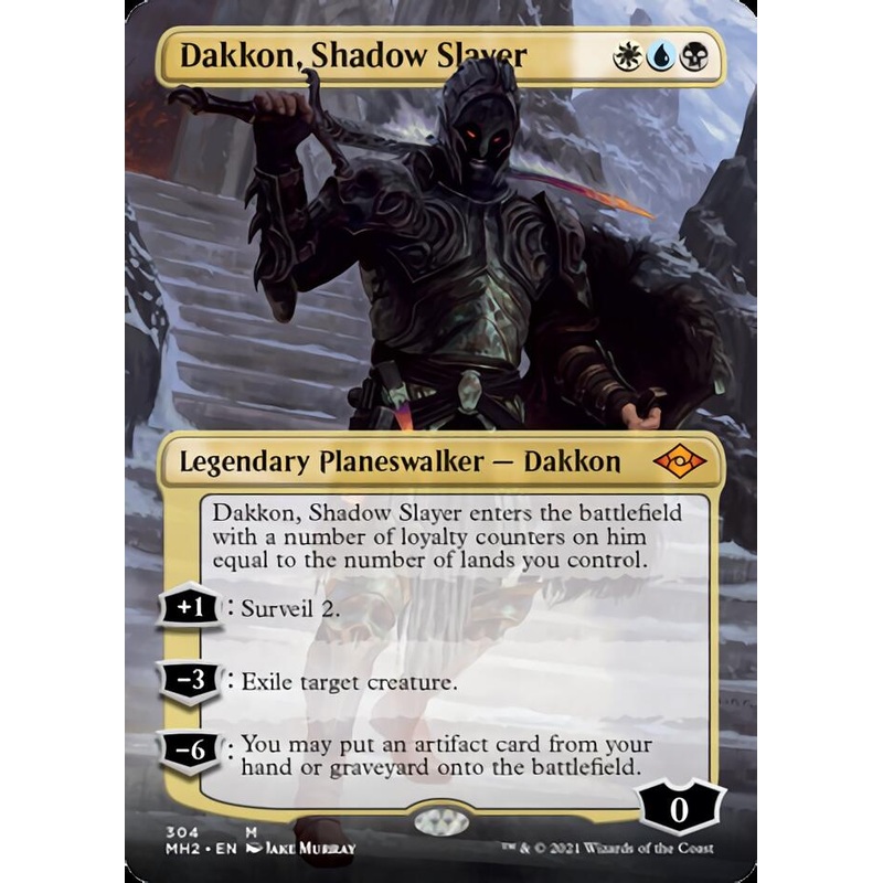 Dakkon, Shadow Slayer (Borderless) [Modern Horizons 2]
