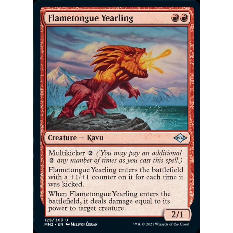 Flametongue Yearling [Modern Horizons 2]
