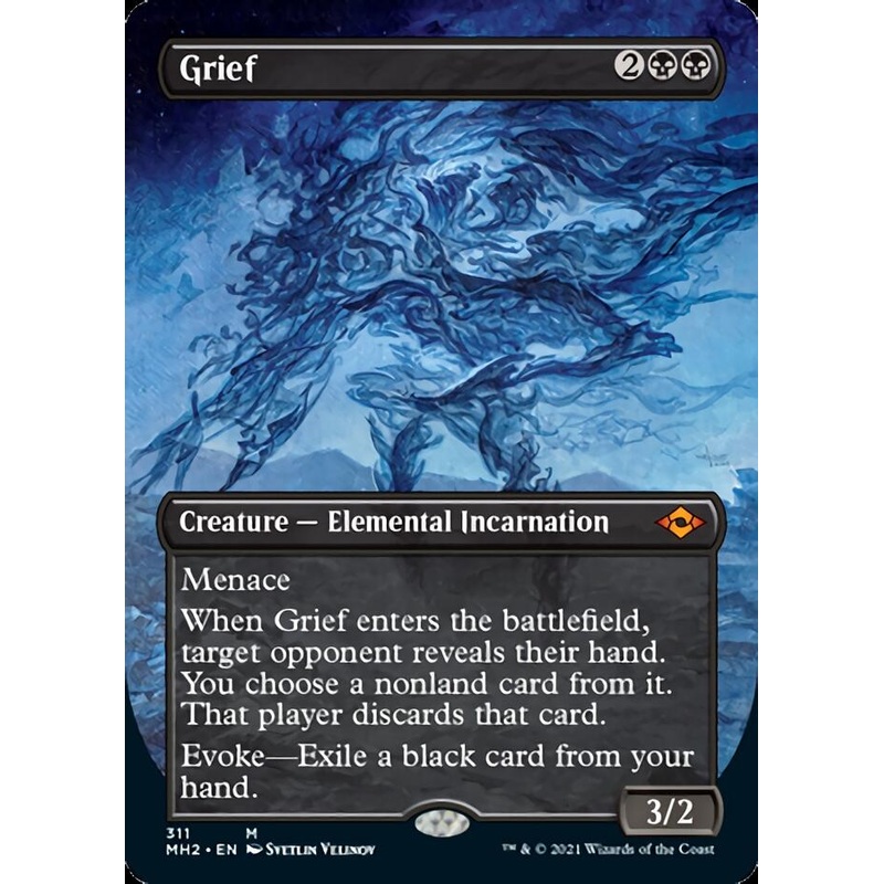 Grief (Borderless Alternate Art) [Modern Horizons 2]