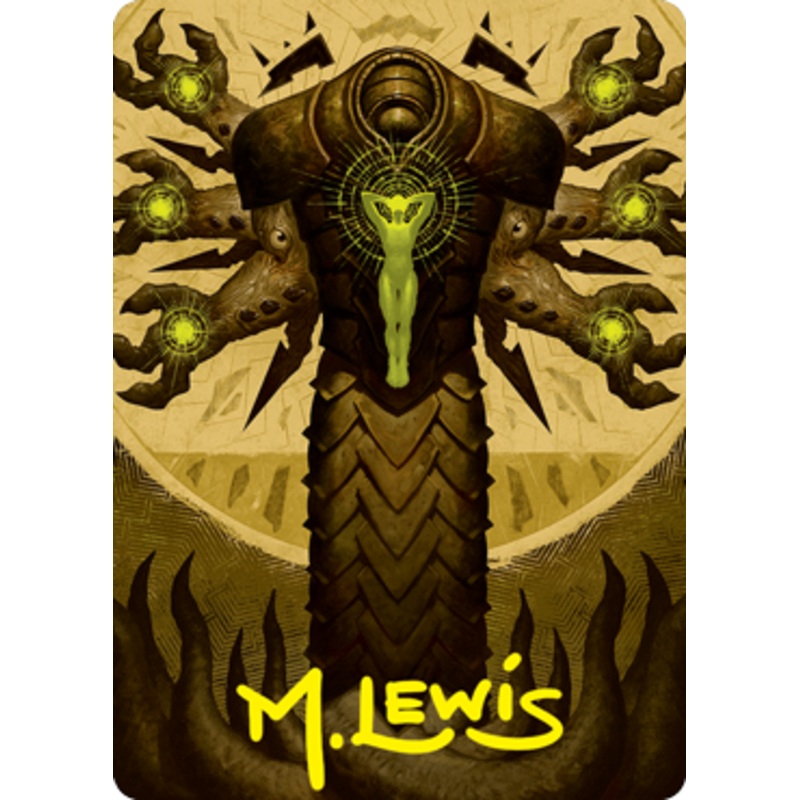 Inquisition of Kozilek Art Card (Gold-Stamped Signature) [Strixhaven: School of Mages Art Series]