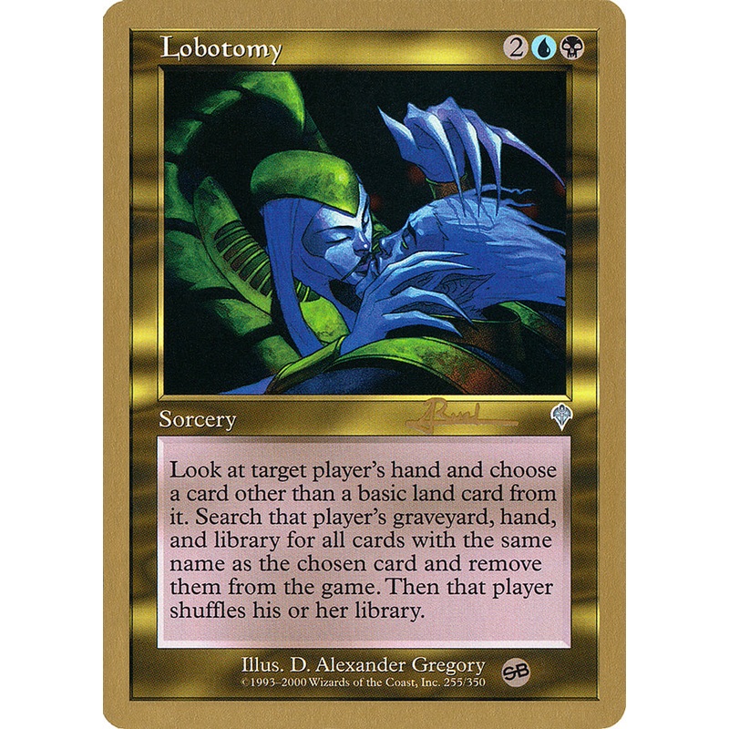 Lobotomy (Antoine Ruel) (SB) [World Championship Decks 2001]
