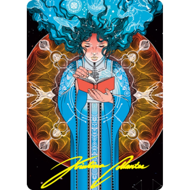 Memory Lapse Art Card (Gold-Stamped Signature) [Strixhaven: School of Mages Art Series]