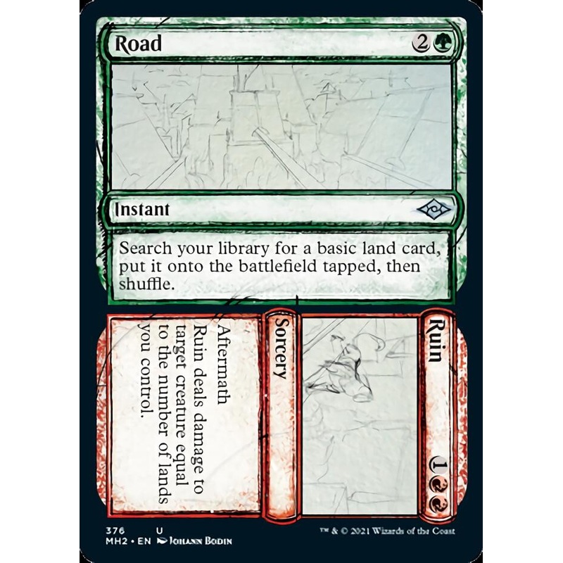 Road // Ruin (Sketch) [Modern Horizons 2]