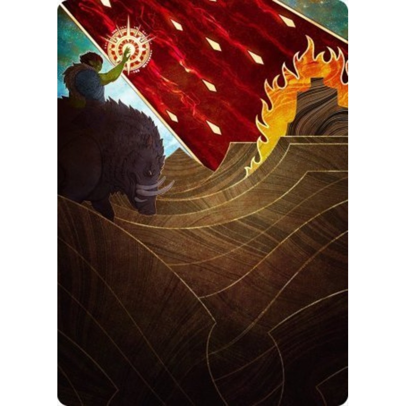 Stone Rain Art Card [Strixhaven: School of Mages Art Series]