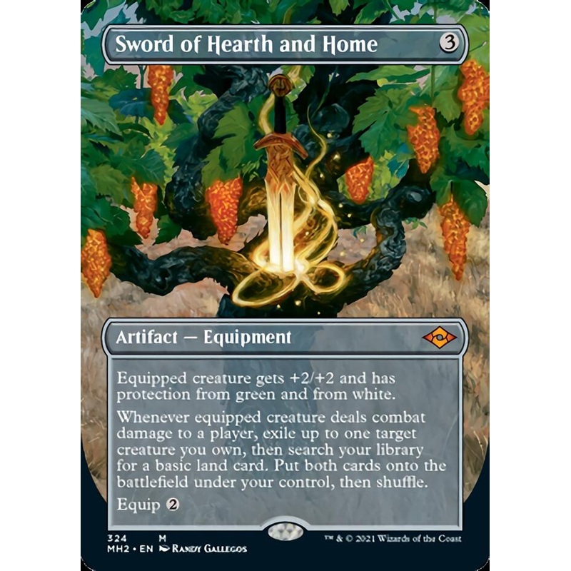 Sword of Hearth and Home (Borderless Alternate Art) [Modern Horizons 2]