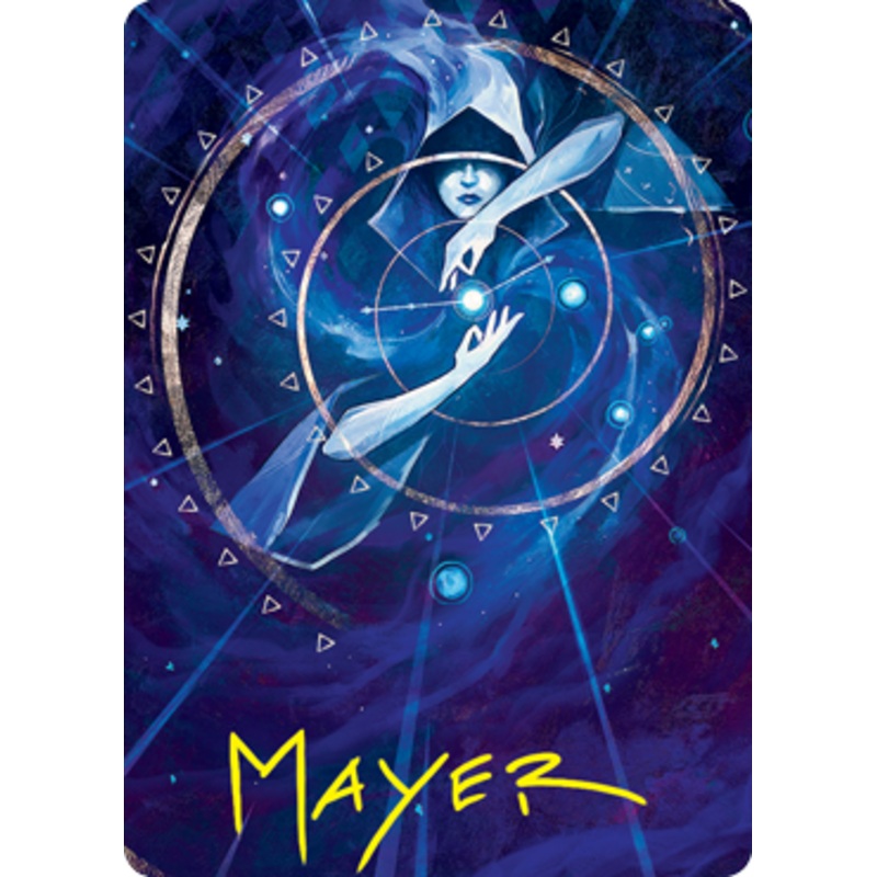 Time Warp Art Card (Gold-Stamped Signature) [Strixhaven: School of Mages Art Series]