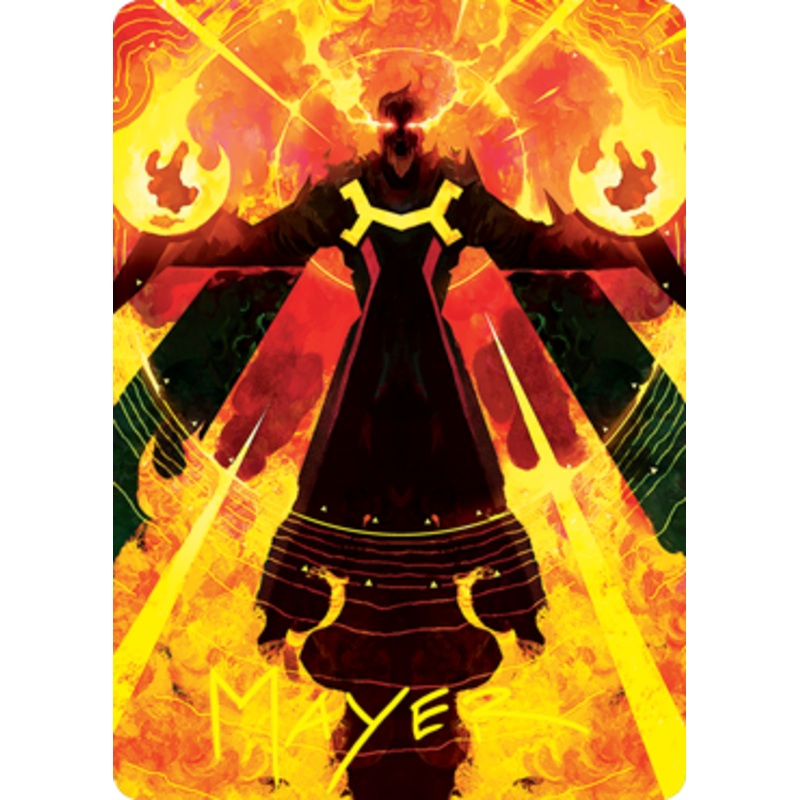 Urza's Rage Art Card (Gold-Stamped Signature) [Strixhaven: School of Mages Art Series]