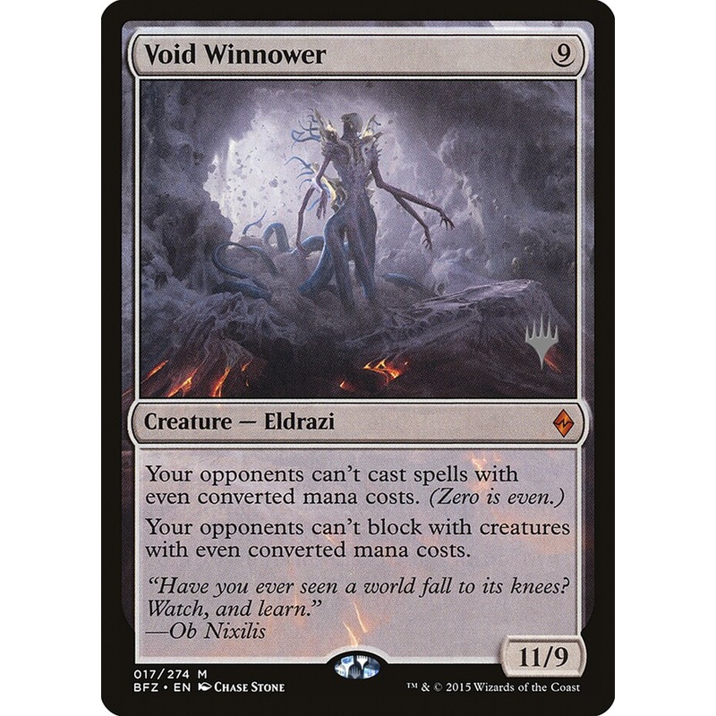 Void Winnower (Promo Pack) [Battle for Zendikar Promos]