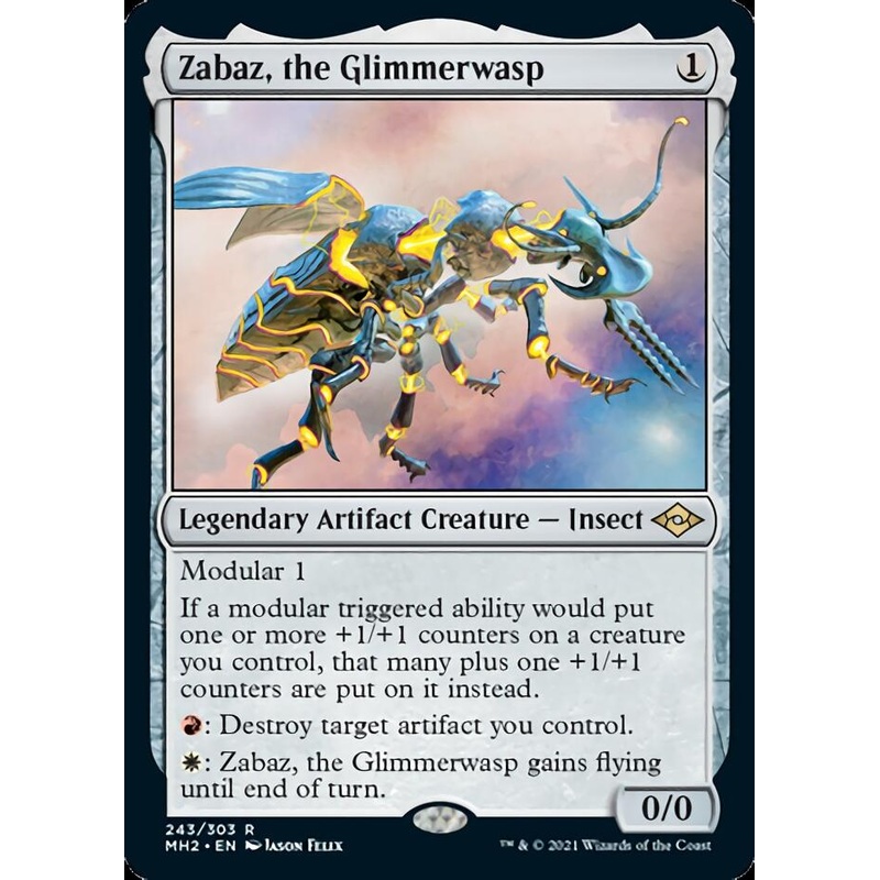 Zabaz, the Glimmerwasp [Modern Horizons 2]