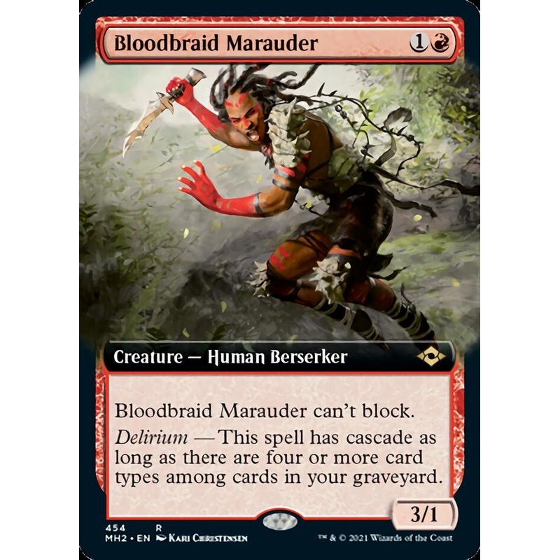 Bloodbraid Marauder (Extended Art) [Modern Horizons 2]