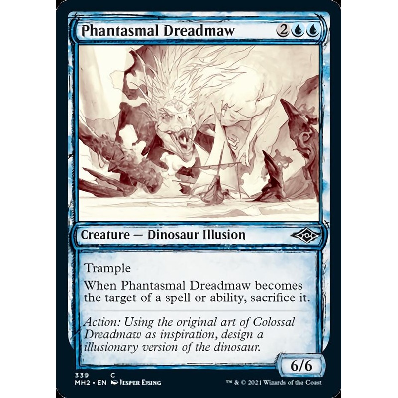 Phantasmal Dreadmaw (Sketch) [Modern Horizons 2]