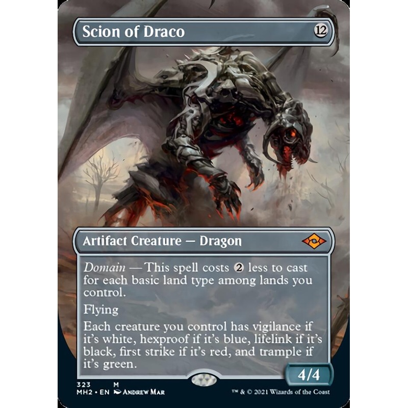 Scion of Draco (Borderless Alternate Art) [Modern Horizons 2]