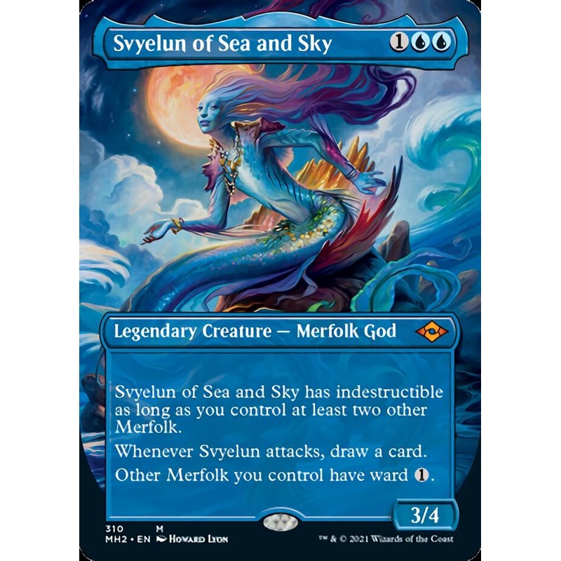 Svyelun of Sea and Sky (Borderless Alternate Art) [Modern Horizons 2]