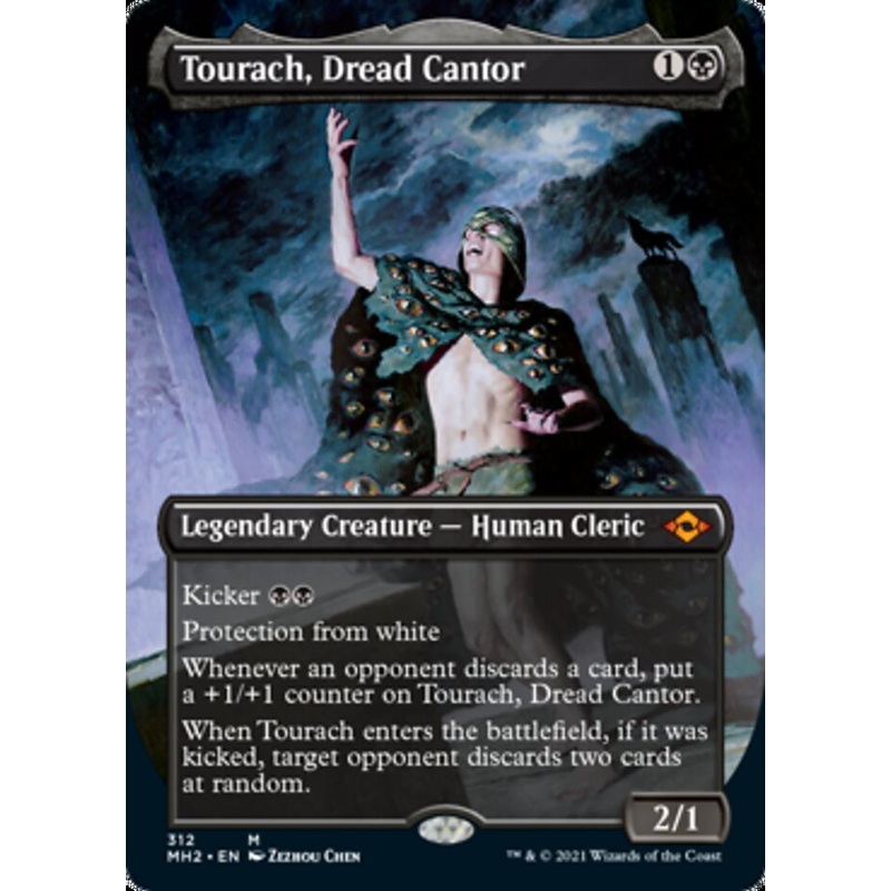 Tourach, Dread Cantor (Borderless Alternate Art) [Modern Horizons 2]