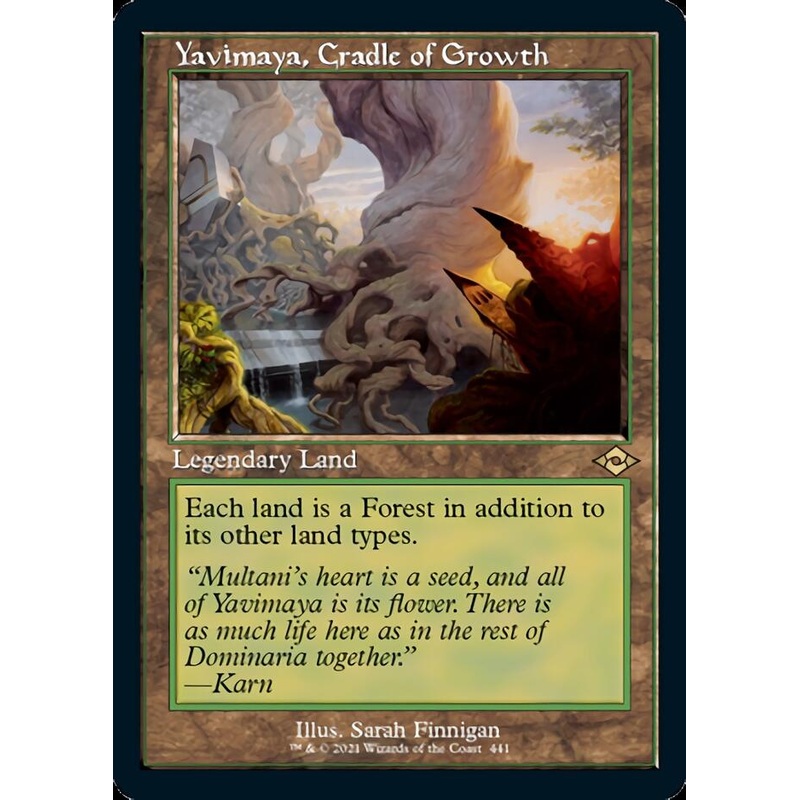 Yavimaya, Cradle of Growth (Retro) [Modern Horizons 2]