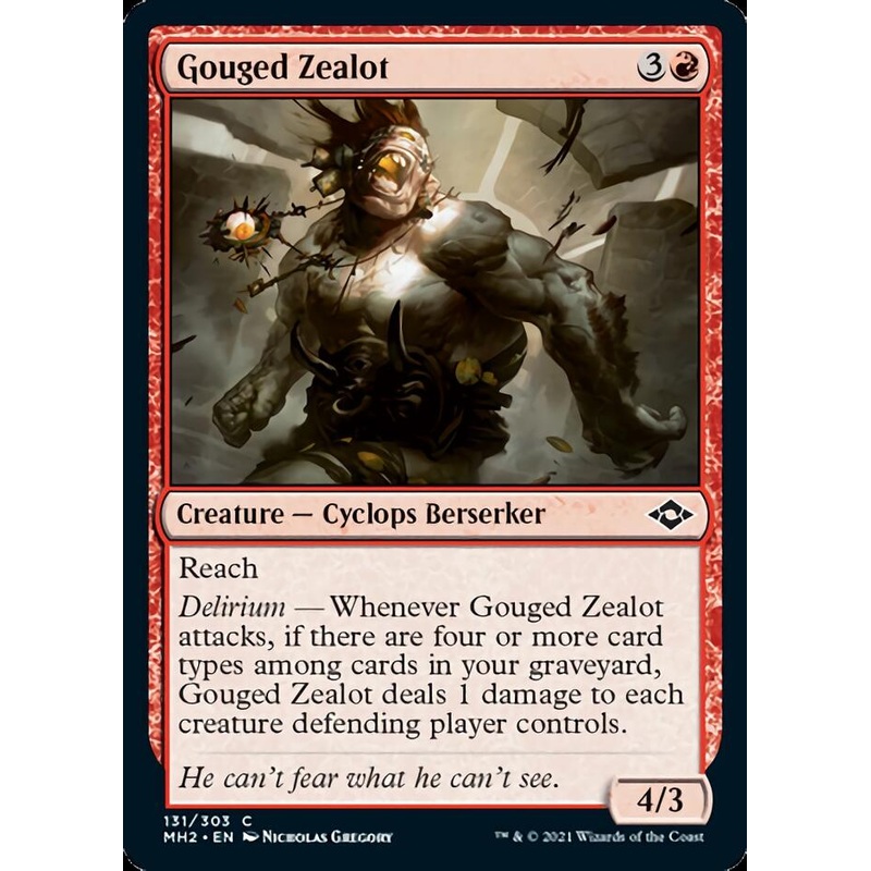 Gouged Zealot [Modern Horizons 2]