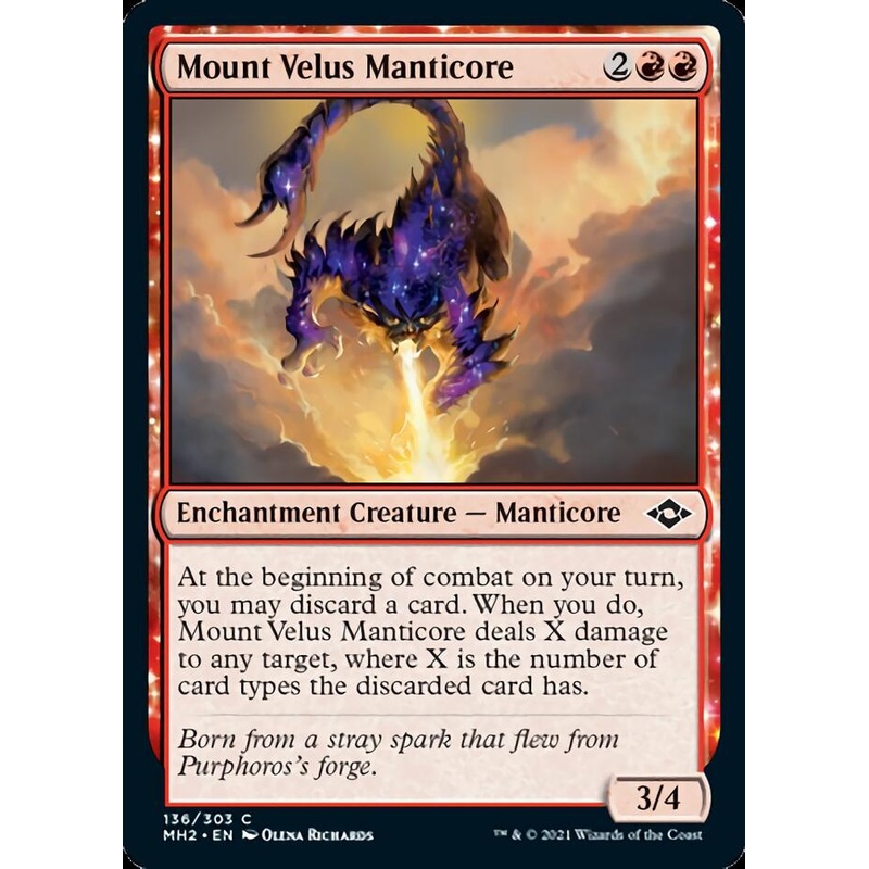Mount Velus Manticore [Modern Horizons 2]