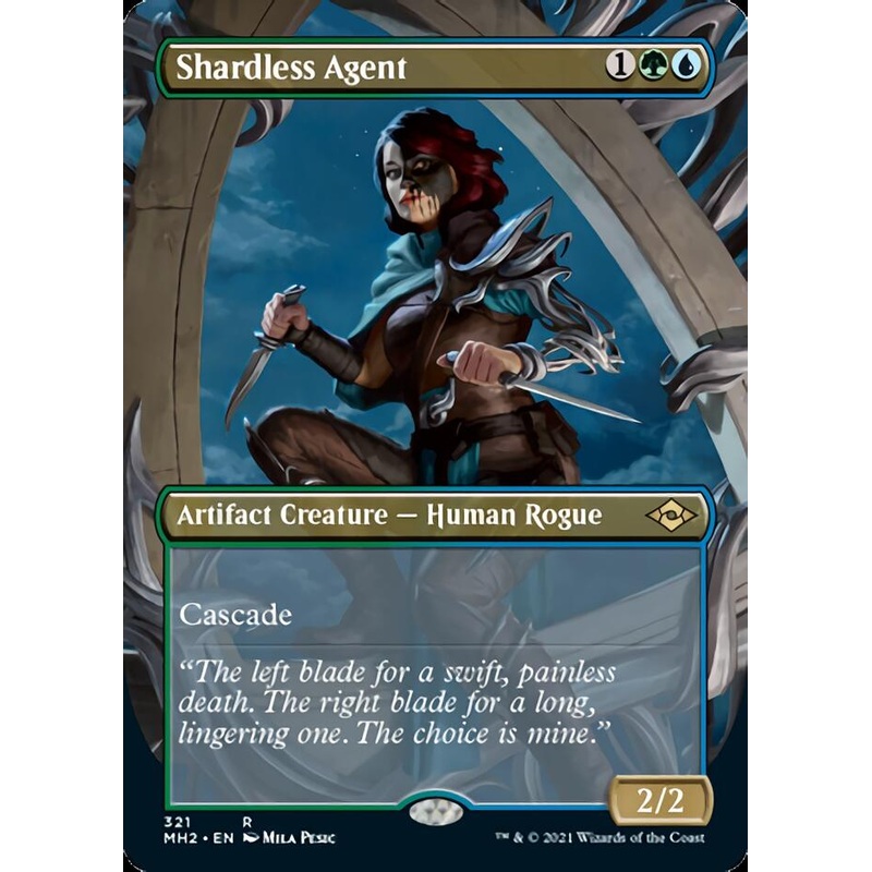 Shardless Agent (Borderless Alternate Art) [Modern Horizons 2]