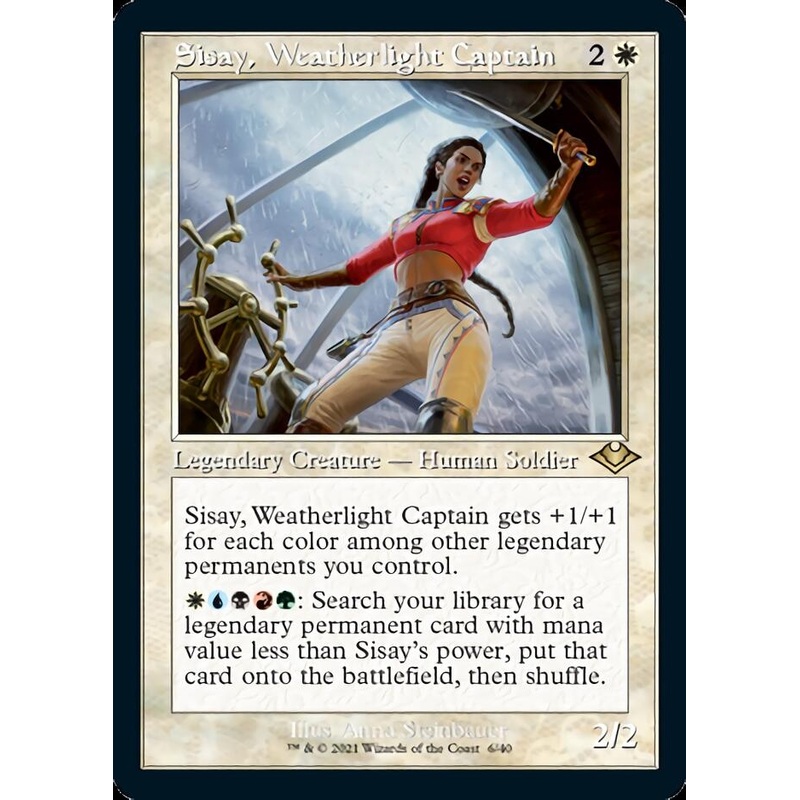 Sisay, Weatherlight Captain (Retro) [Modern Horizons]
