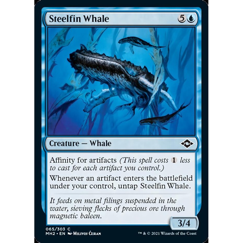 Steelfin Whale [Modern Horizons 2]