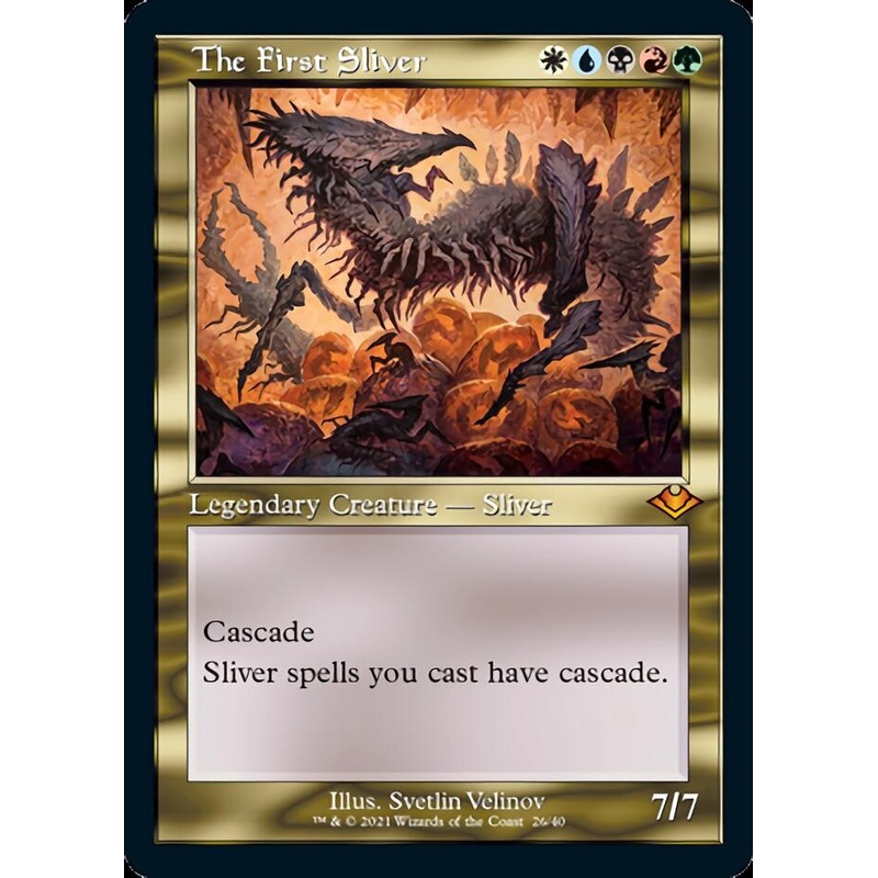 The First Sliver (Retro Foil Etched) [Modern Horizons]