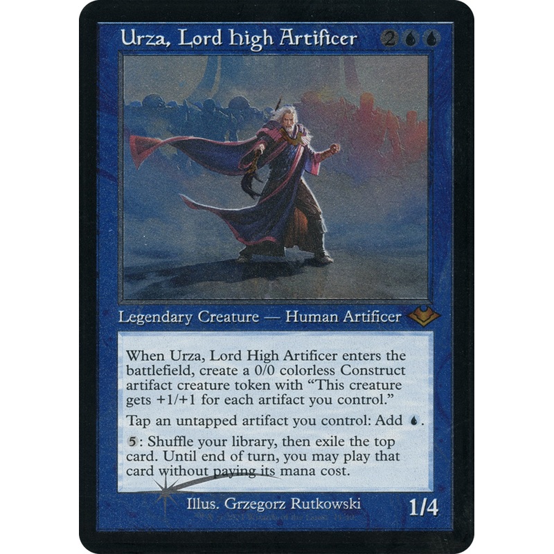 Urza, Lord High Artificer (Retro Foil Etched) [Modern Horizons]