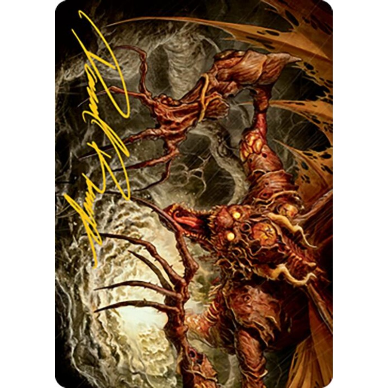 Archfiend of Sorrows Art Card (Gold-Stamped Signature) [Modern Horizons 2 Art Series]