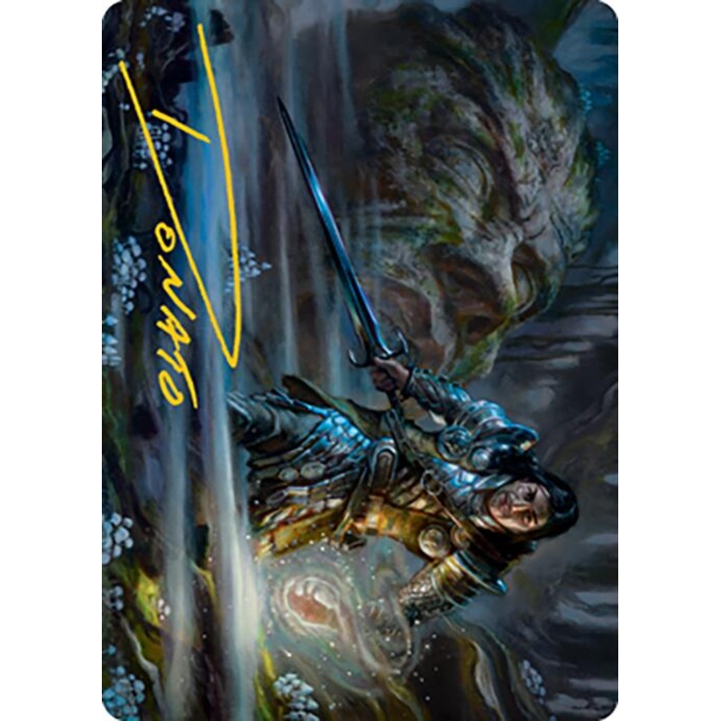 Carth the Lion Art Card (Gold-Stamped Signature) [Modern Horizons 2 Art Series]