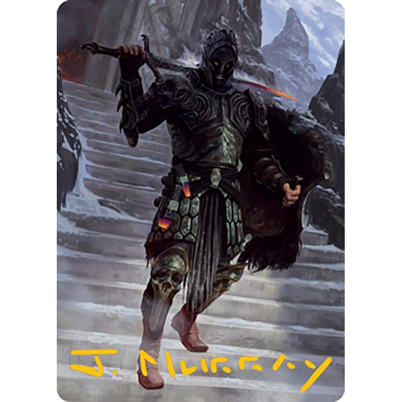 Dakkon, Shadow Slayer Art Card (49) (Gold-Stamped Signature) [Modern Horizons 2 Art Series]