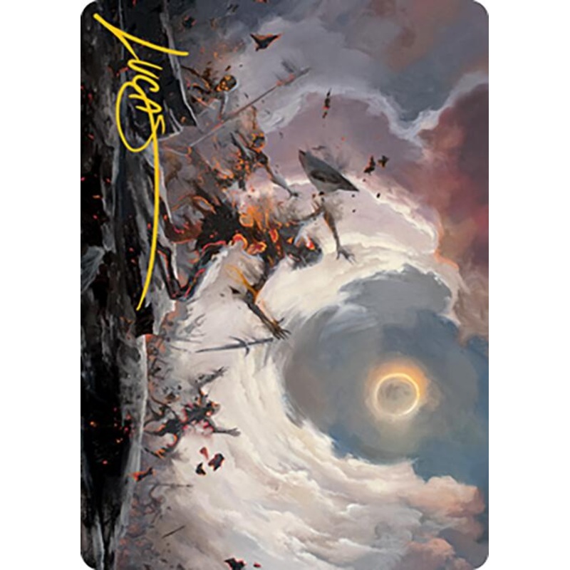 Damn Art Card (Gold-Stamped Signature) [Modern Horizons 2 Art Series]
