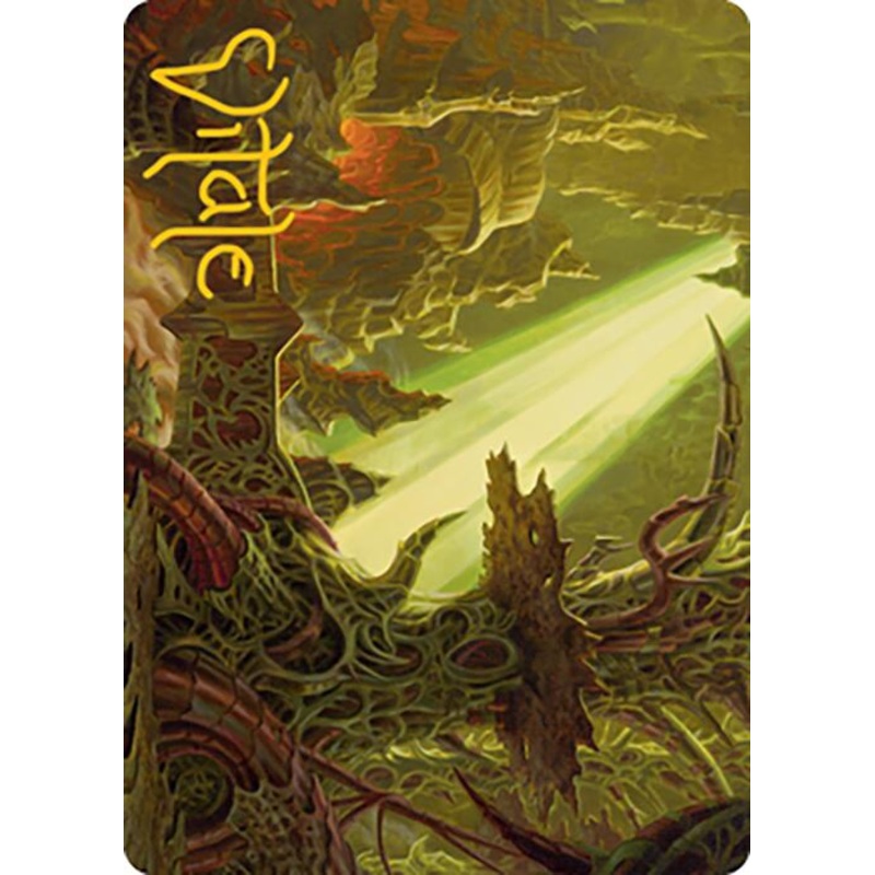 Darkmoss Bridge Art Card (Gold-Stamped Signature) [Modern Horizons 2 Art Series]
