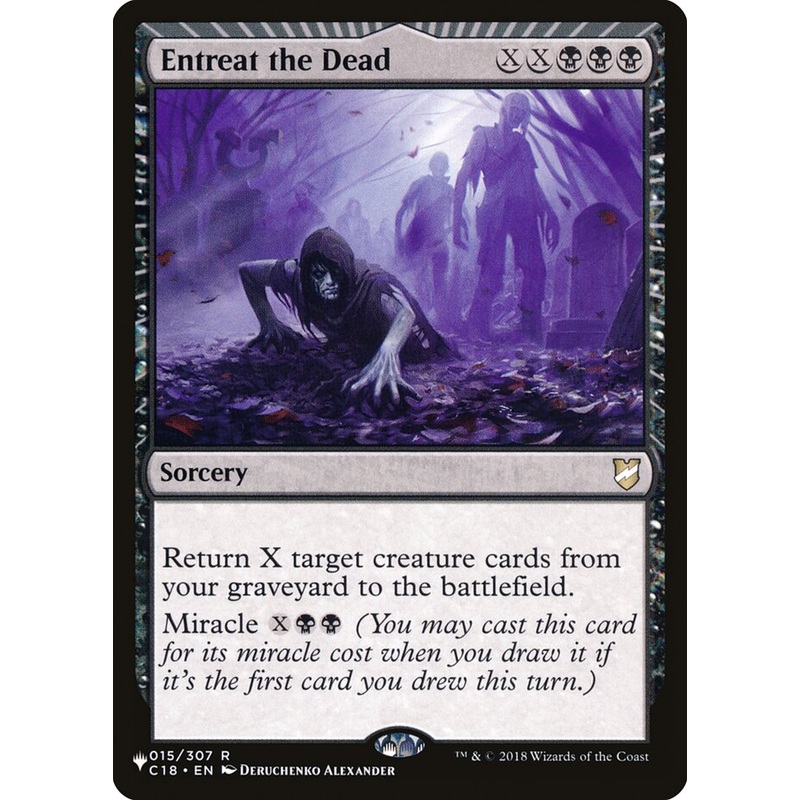 Entreat the Dead [The List]