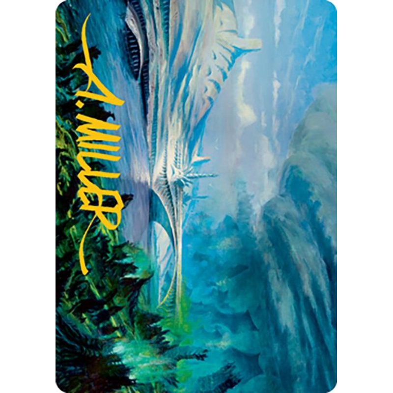 Goldmire Bridge Art Card (Gold-Stamped Signature) [Modern Horizons 2 Art Series]
