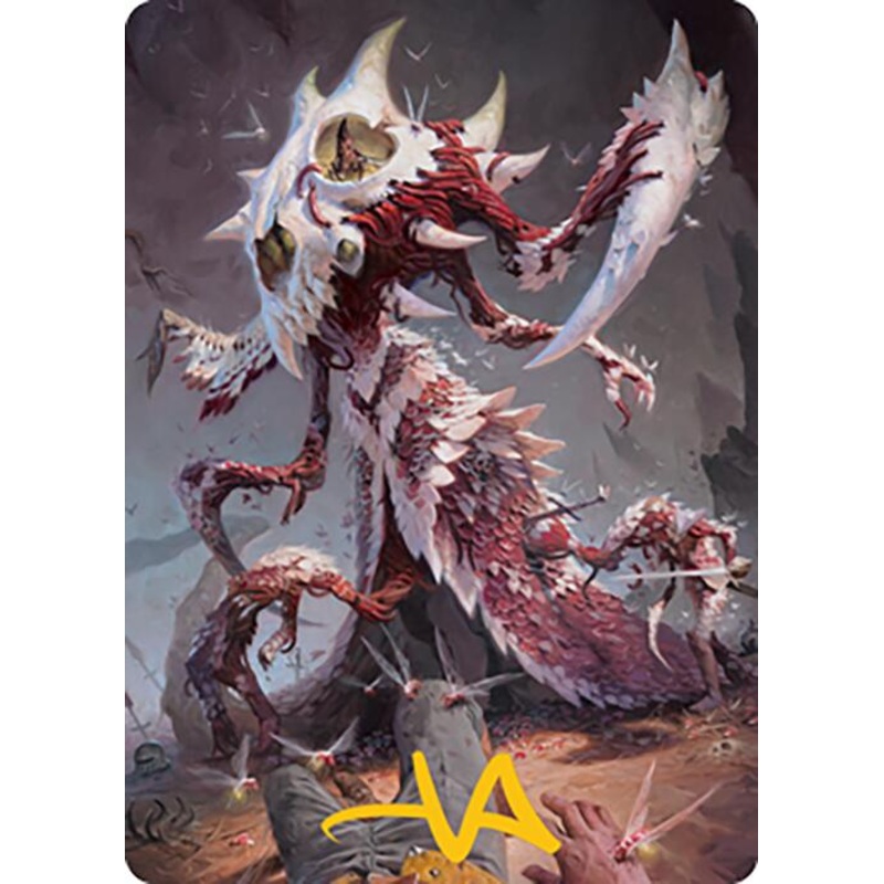 Grist, the Hunger Tide Art Card (56) (Gold-Stamped Signature) [Modern Horizons 2 Art Series]