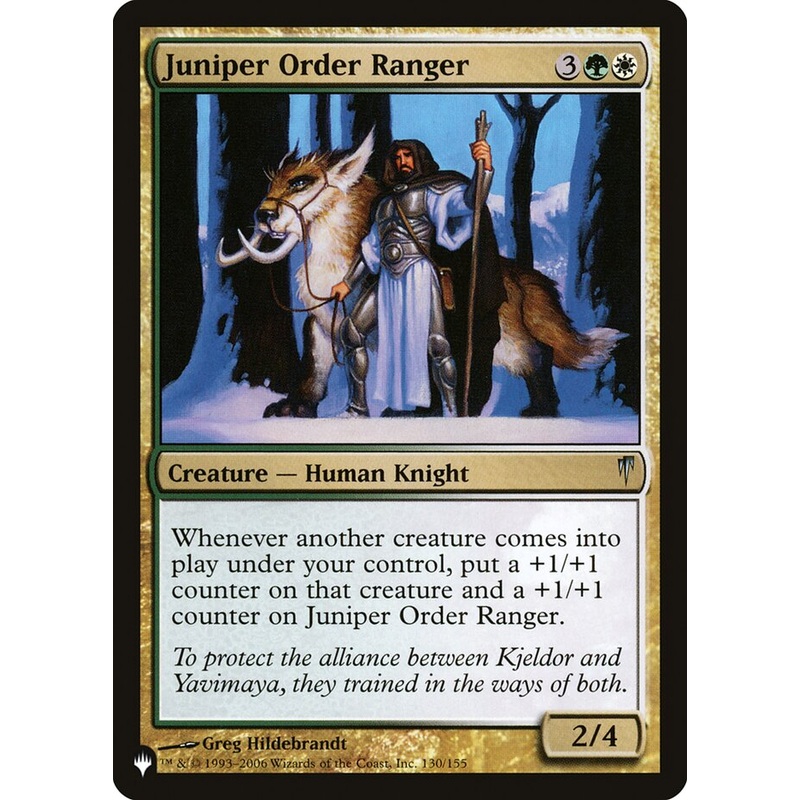 Juniper Order Ranger [The List]