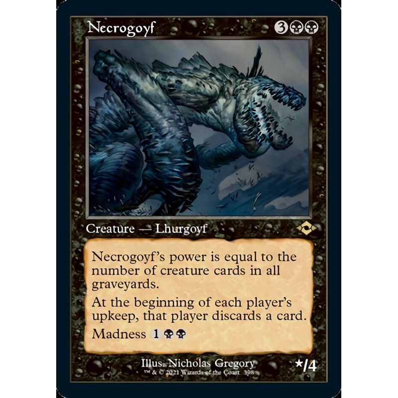 Necrogoyf (Retro Foil Etched) [Modern Horizons 2]