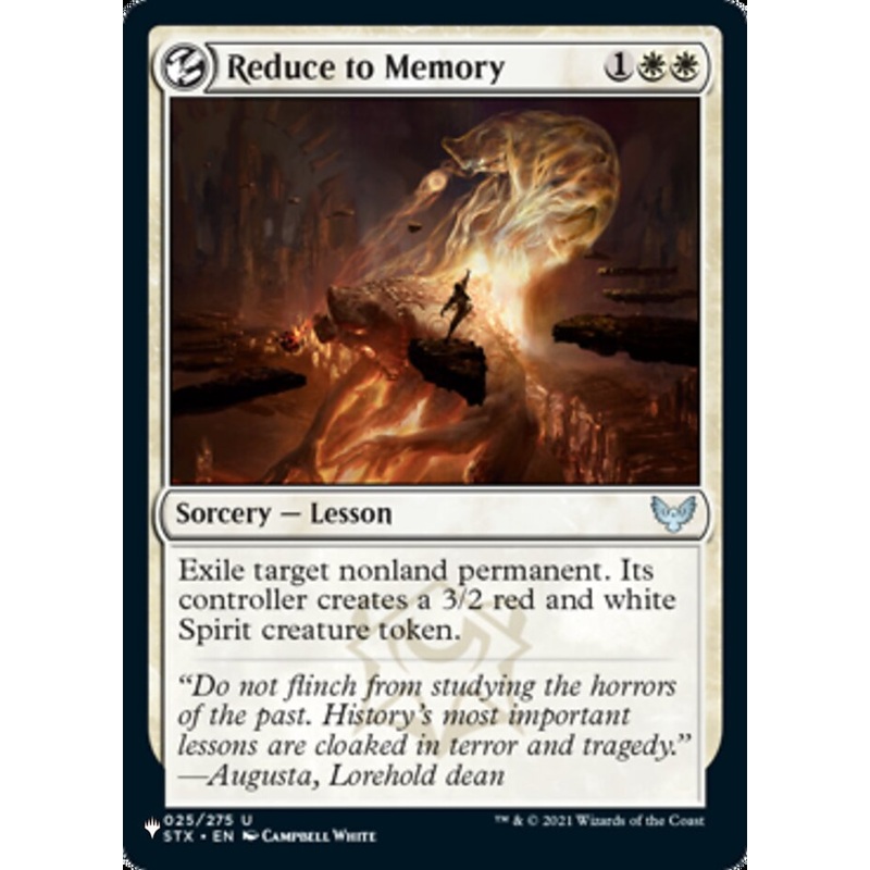 Reduce to Memory [The List]