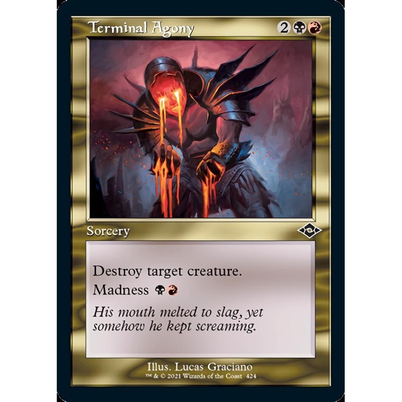 Terminal Agony (Retro Foil Etched) [Modern Horizons 2]