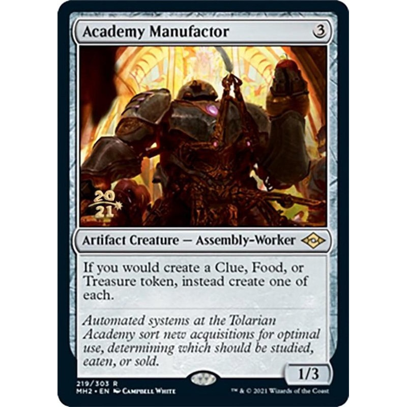 Academy Manufactor [Modern Horizons 2 Prerelease Promos]