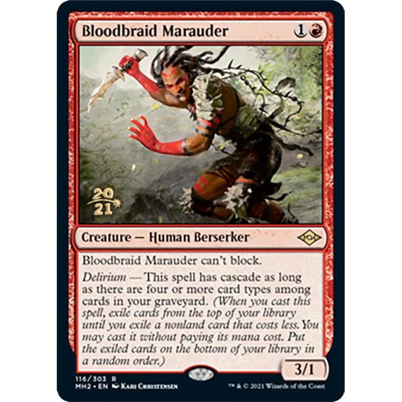 Bloodbraid Marauder [Modern Horizons 2 Prerelease Promos]